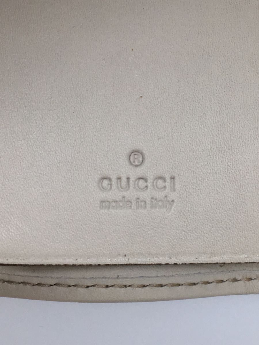 GUCCI◇キーケース_GGキャンバス/ステンレス/WHT/総柄 | beia.com.do