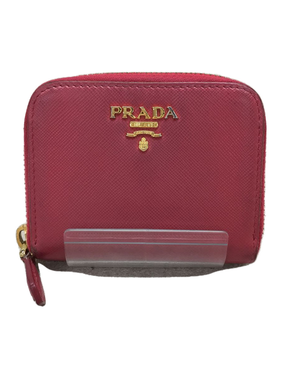 PRADA◇プラダ/コインケース/牛革/ピンク/レディース/1MM268/状態考慮