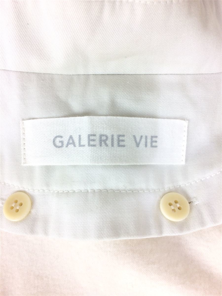 GALERIE VIE◇ギャルリーヴィー/ステンカラーコート/36/コットン/WHT