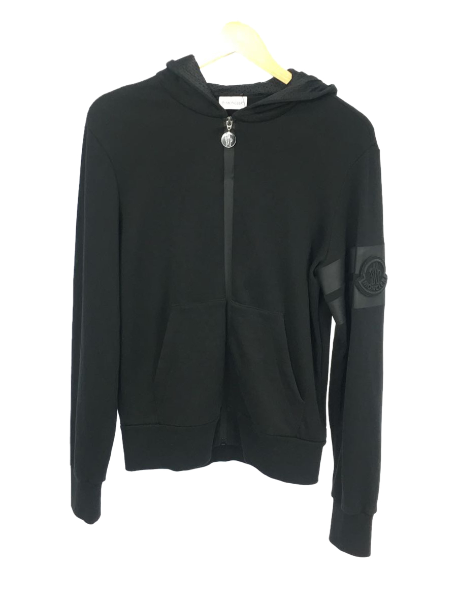 MONCLER◇ジップパーカー/M/コットン/BLK/モンクレール/8G00007 809KR