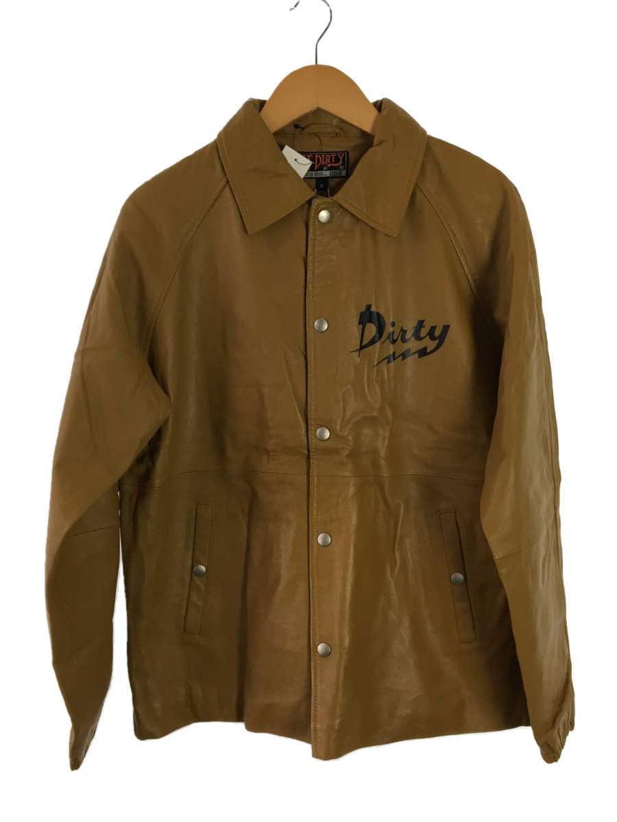 AT-DIRTY◇ATD THUNDER COACH JACKET/コーチジャケット/M/レザー