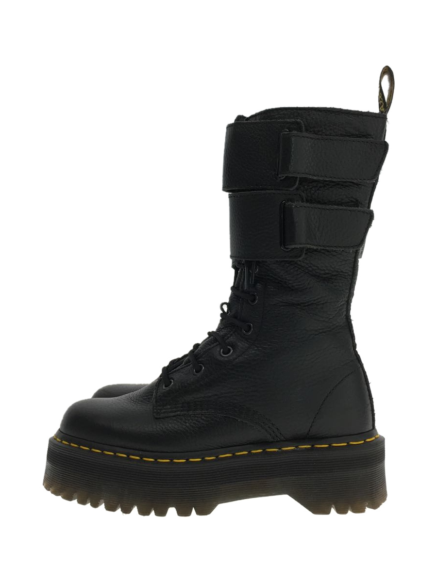 Dr.Martens◇Jagger 10 Eye Aunt Sally Boots/UK4/BLK/レザー www.pa