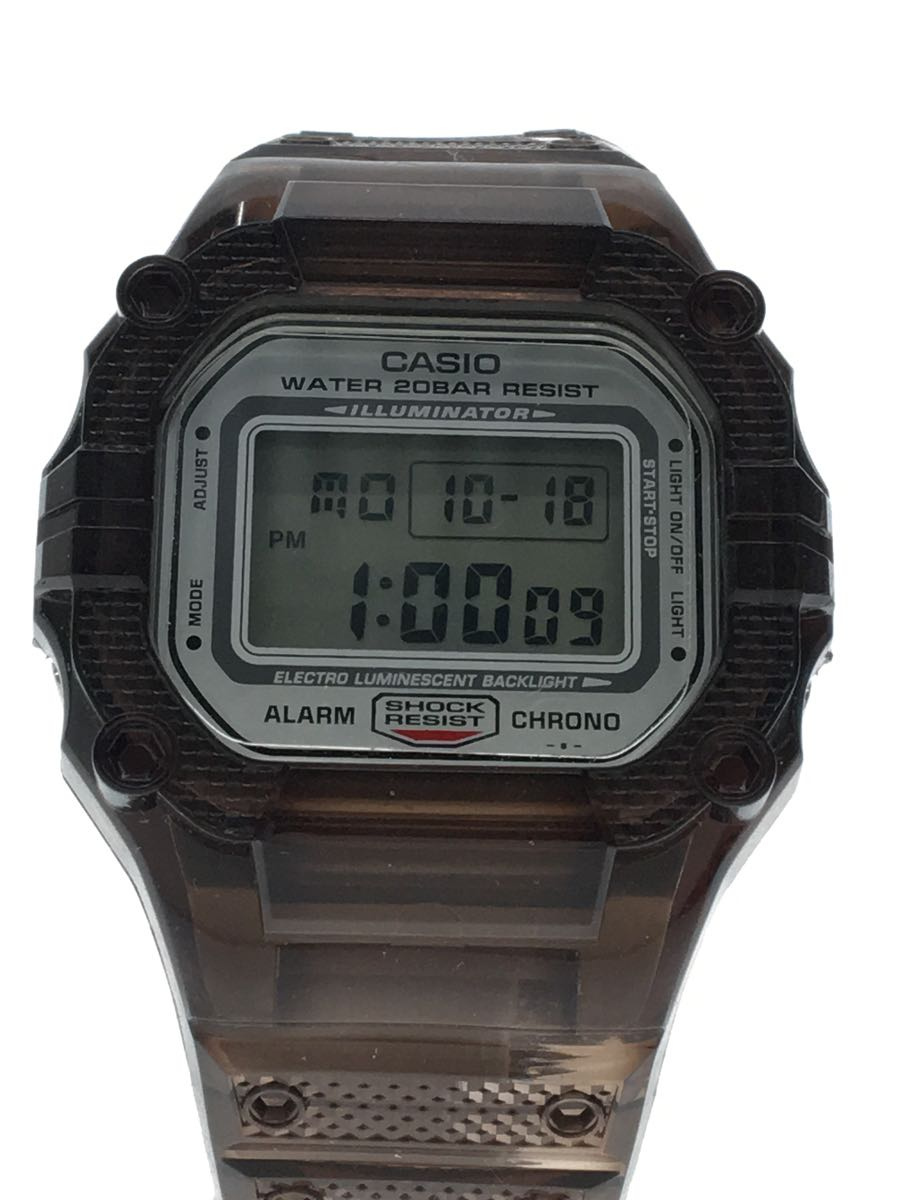 CASIO クォーツ腕時計 デジタル SLV ステンレス