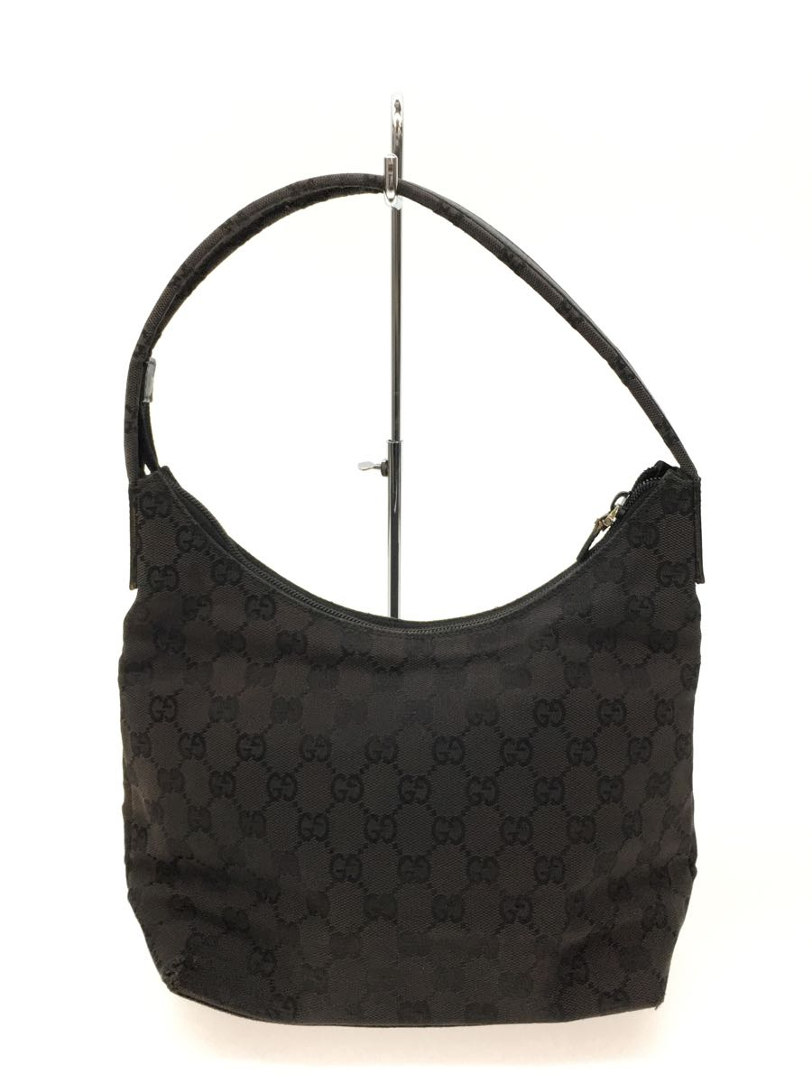 GUCCI◇ハンドバッグ/キャンバス/ブラック/総柄//001.3386.1705/GG