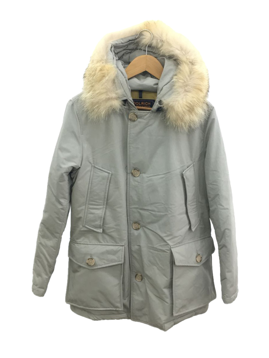 Woolrich◇アークティックパーカー/ダウンジャケット/S/コットン/GRY