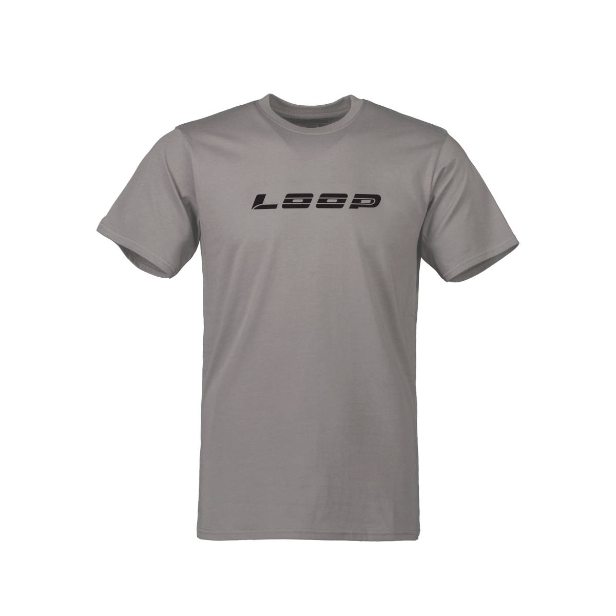  петля Loop Logo футболка темный серый US-S