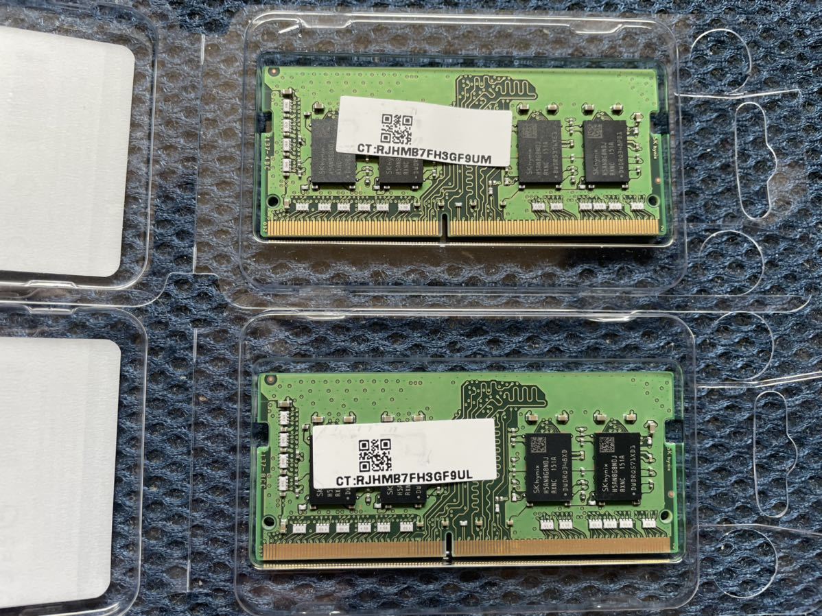 ノートPC DDR4 3200 SODIMM メモリ 8GB×2 SK Hynix製_画像2