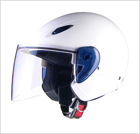 【リード工業】 SERIO RE-35 セミジェットヘルメット ホワイト_画像1