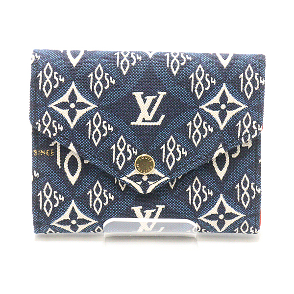 LOUIS VUITTON ルイヴィトン モノグラム ジャカード Since1854 ポルトフォイユ ヴィクトリーヌ 三つ折り財布 M80211 未使用品_画像1