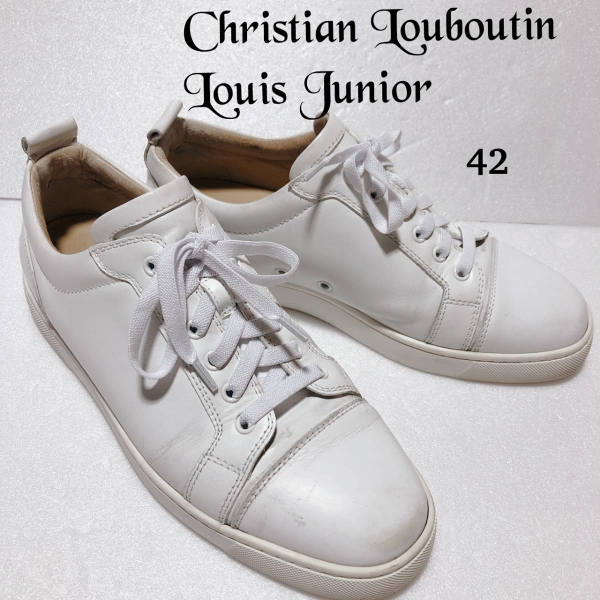 クリスチャンルブタン レザースニーカー 42/Christian Louboutin Louis