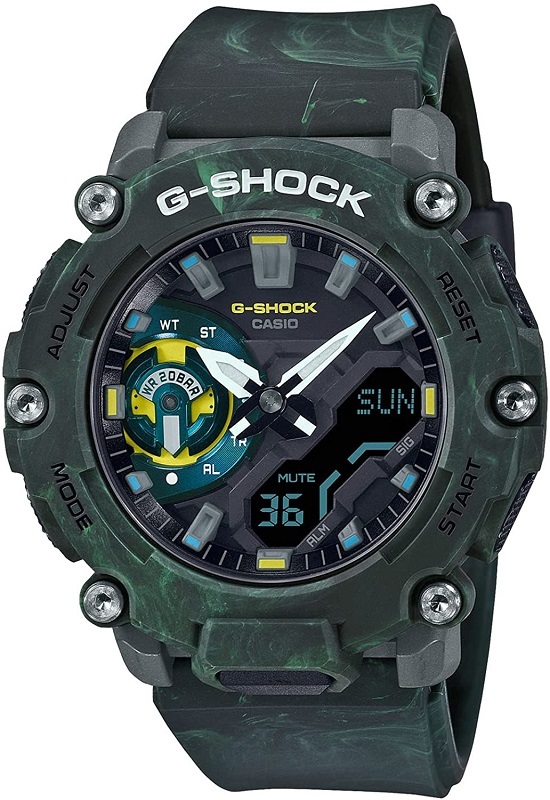 定番のお歳暮&冬ギフト CASIO カシオ 腕時計 G-SHOCK GA-2200MFR-3AJF MYSTIC FOREST カーボンコアガード 20気圧防水 ブラック グリーン BASIC 定番のお歳暮&冬ギフト CASIO カシオ 腕時計 G-SHOCK GA-2200MFR-3AJF MYSTIC FOREST カーボンコアガード 20気圧防水 ブラック グリーン BASIC