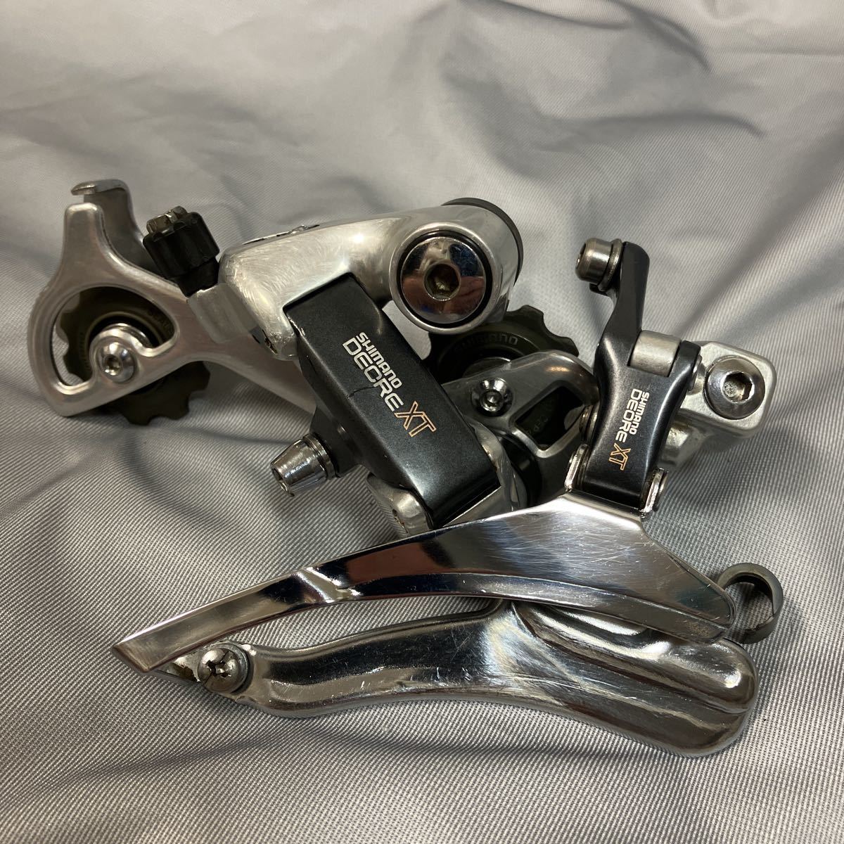 SHIMANO DEORE XT RD-M735 ロングケージ FD-M735 バンド径 31.8 SHIMANO DEORE XT RD-M735 ロングケージ FD-M735 バンド径 31.8