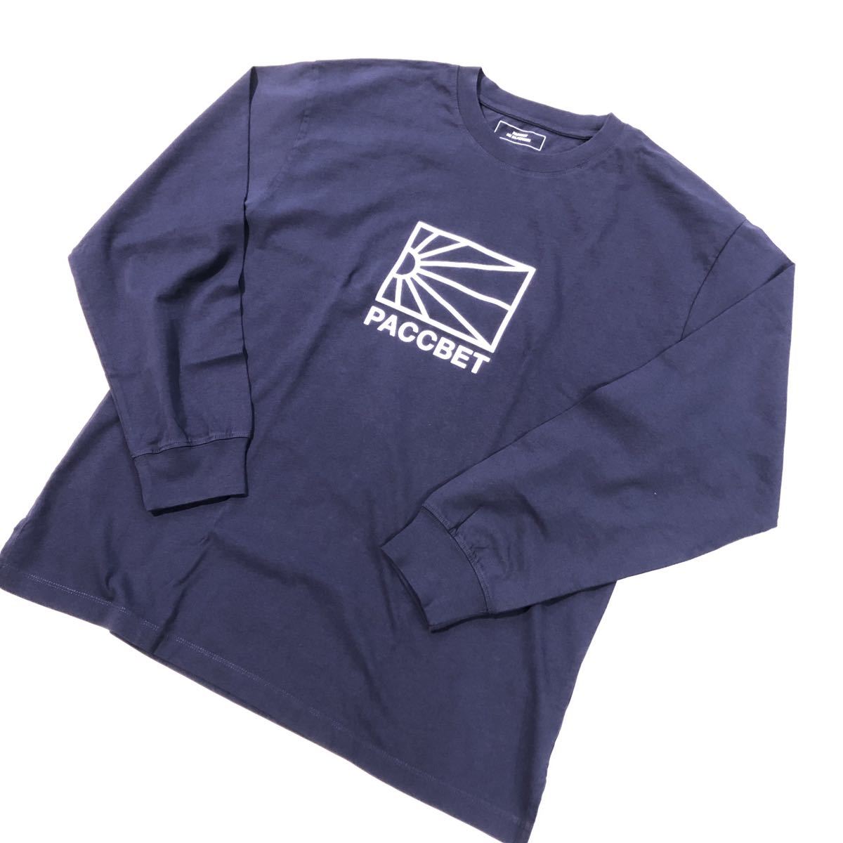 22SS新作 新品未使用 RASSVET PACCBET ラスベート OG LOGO L/S T-SHIRT ゴーシャラブチンスキー Gosha Rubchinsky Tシャツ NAVY XL_画像2