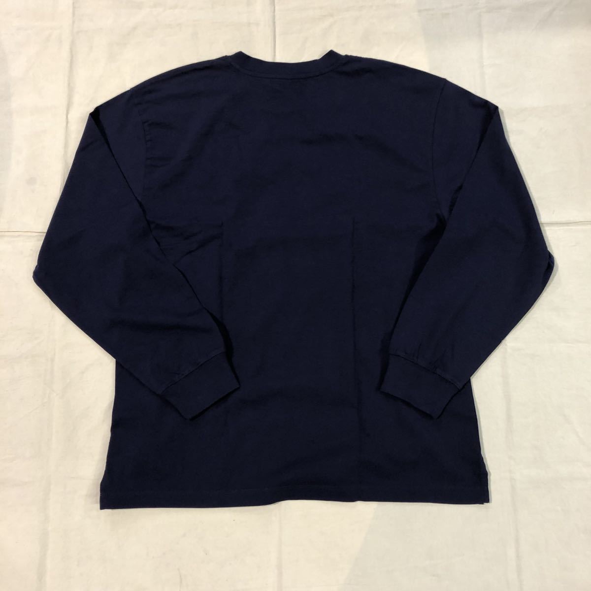 22SS新作 新品未使用 RASSVET PACCBET ラスベート OG LOGO L/S T-SHIRT ゴーシャラブチンスキー Gosha Rubchinsky Tシャツ NAVY XL_画像4