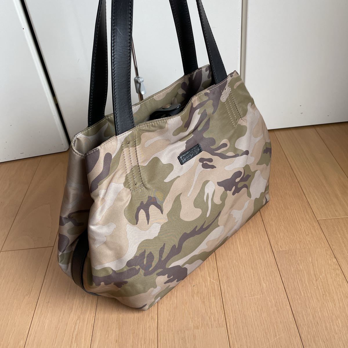 最終価格　ナノユニバース別注ダニエル&ボブTROTA-CAMO カモフラトートバッグ中古