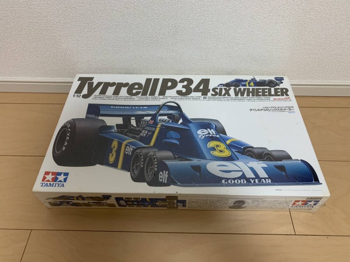 タミヤ 1 12SCALE プラモデル タイレルP34 6輪 F1 未組立品 シュリンク ネット通販で正規取扱店 タミヤ1/12 タイレルP34完成品と1/20タイレルP34のキット新品 模型/プラモデル