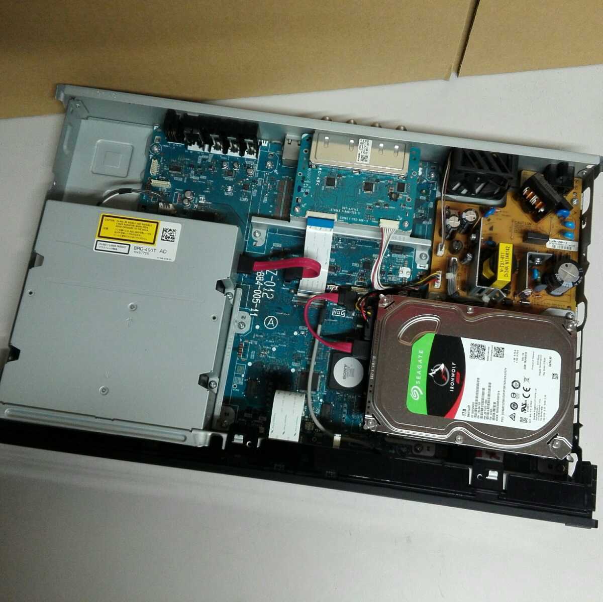 SONY製 ブルーレイレコーダー 修理 HDD交換 BDZ-AX2700T/BDZ-AT970T 