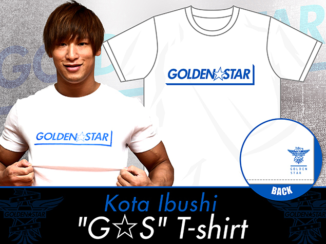 新日本プロレス 飯伏幸太 G☆S Ｔシャツ L or XL 未開封新品 ゴールデンスター GOLDEN STAR Ｇ1 IWGP 東京ドーム マネくま 着用モデル 新日_画像3