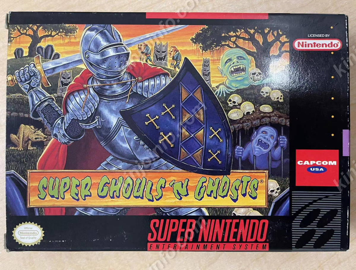 ヤフオク! - Super Ghouls'n Ghosts(超魔界村)【中...