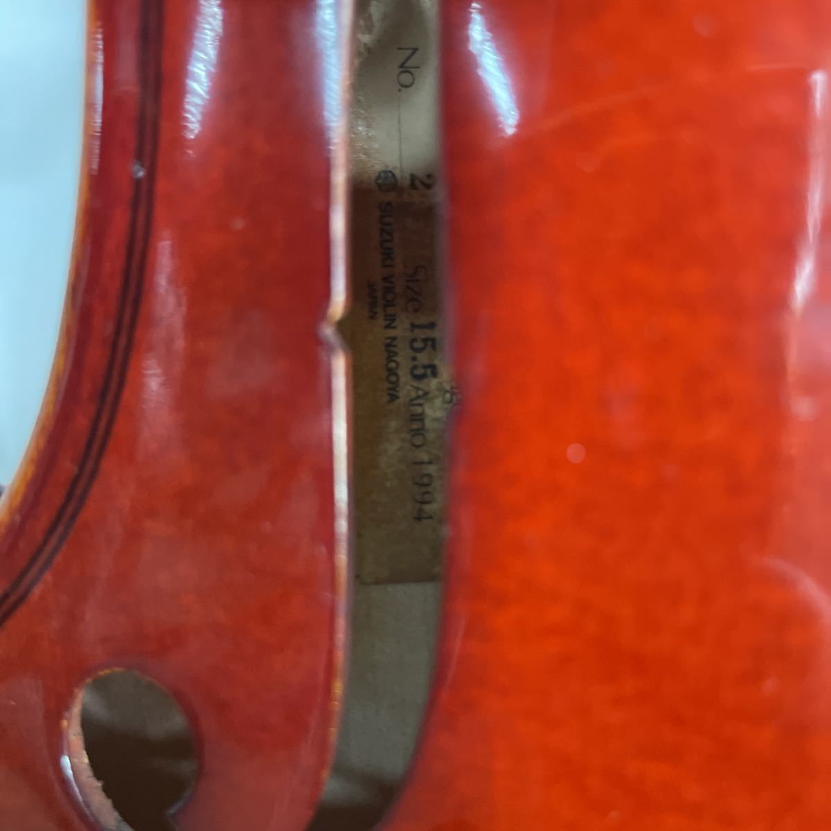 希少 SUZUKI スズキ VIOLIN Established 1887 in Nagoya No.2 15.5