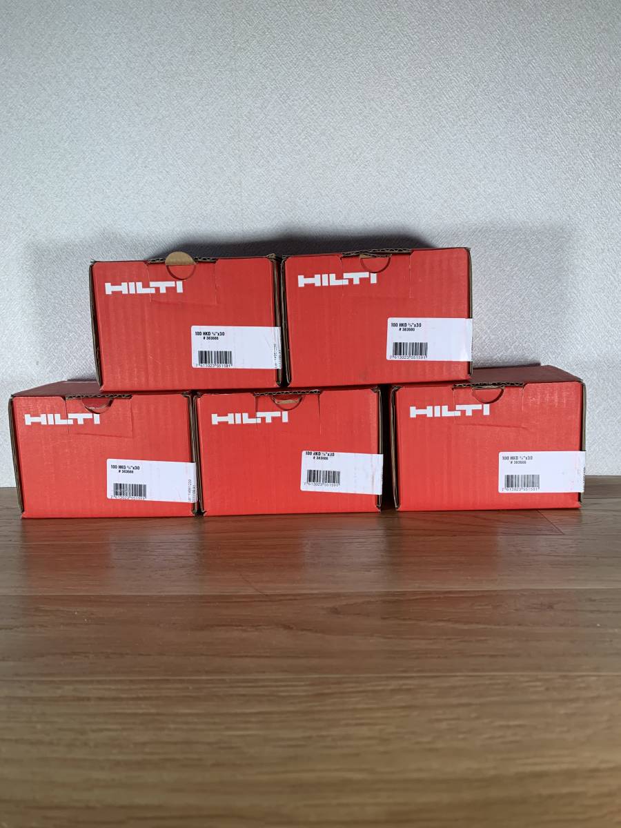 人気絶頂 HILTI アンカー HKD 3/8 30 100個入 5箱 工具/メンテナンス