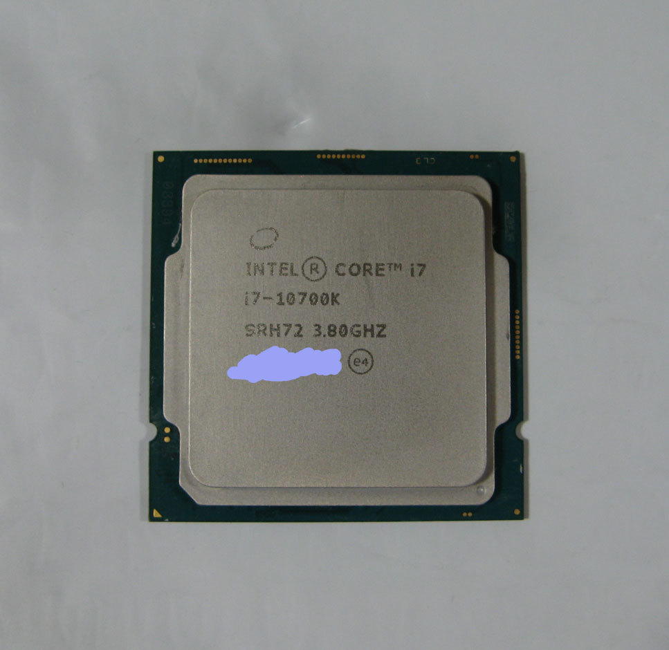 インテル i7 10700k CPU Intel ジャンク _画像1