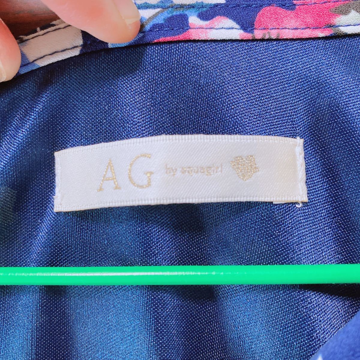 AG by aquagirl 花柄プリーツワンピース