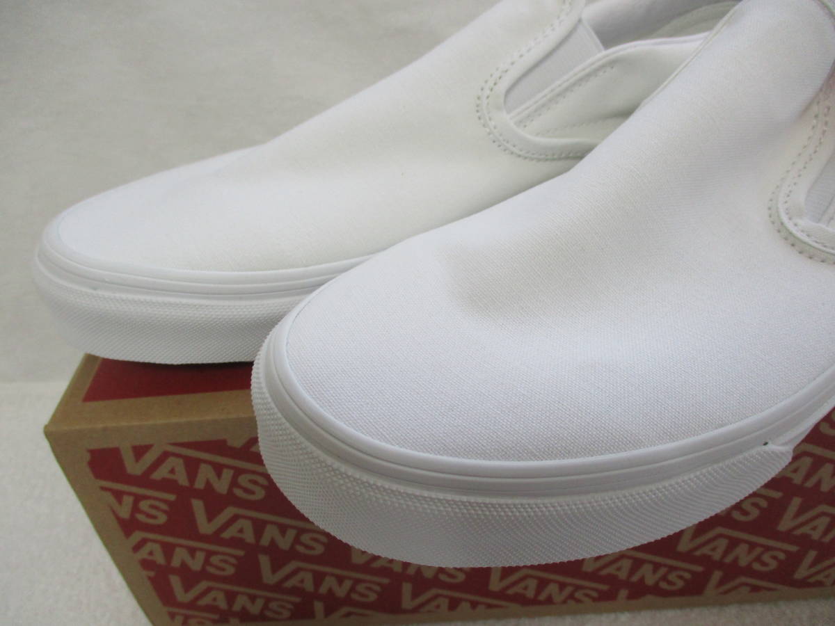 新品★VANS*バンズ★Classic Slip-On White クラシック スリッポン_画像2