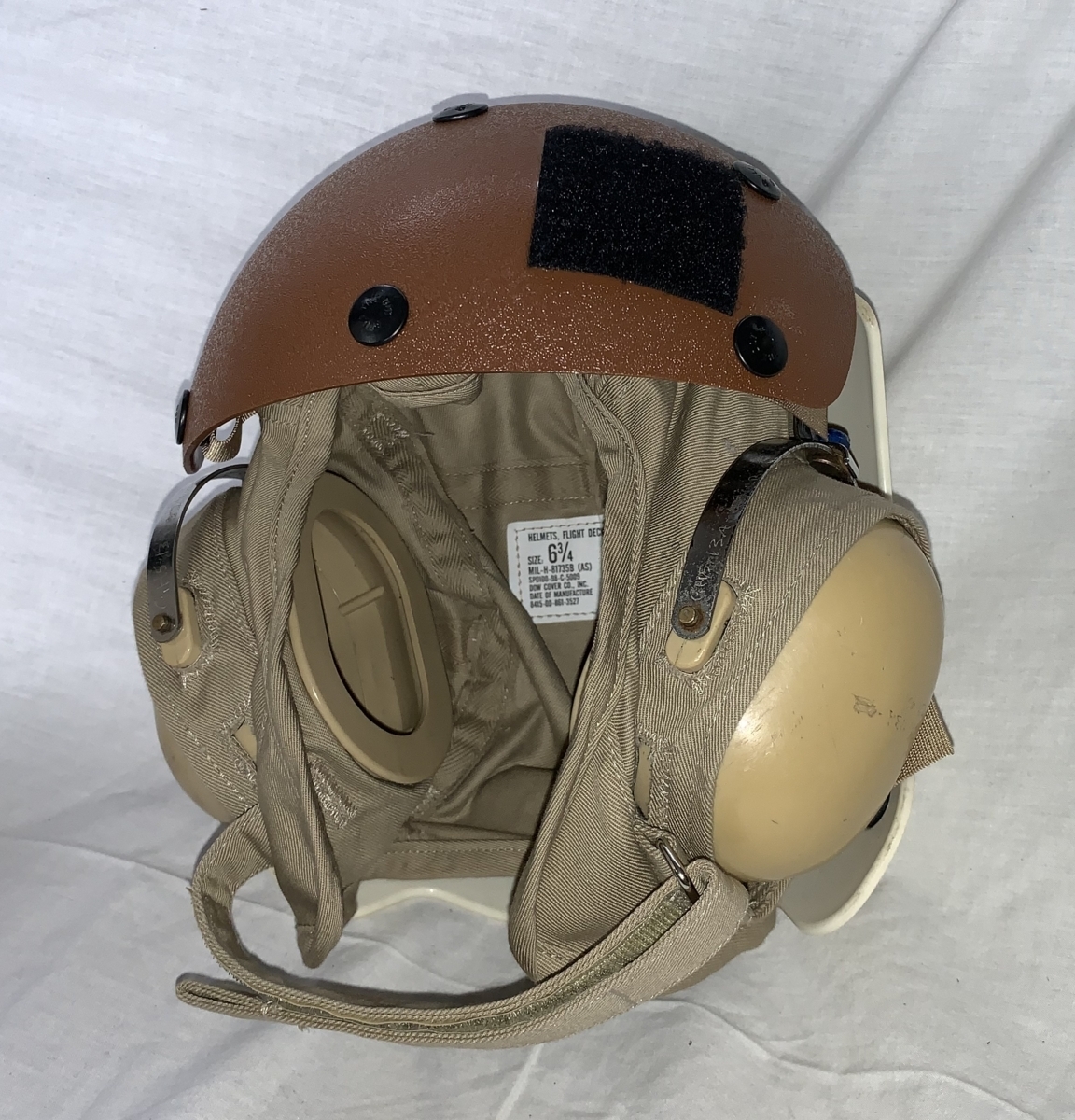 米軍 デッキクルーヘルメット FLIGHT DECK CREWMANS 個人装備