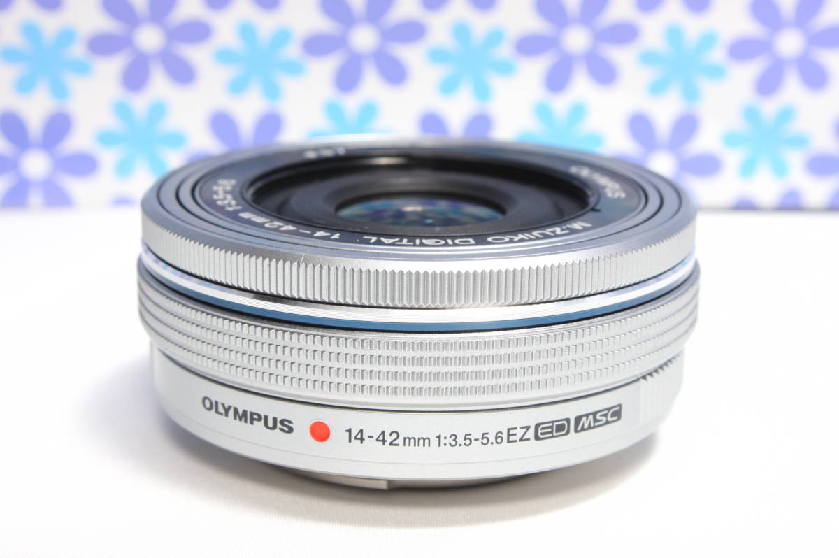 極上美品☆電動ズーム☆OLYMPUS オリンパス 14-42mm EZ☆パンケーキ