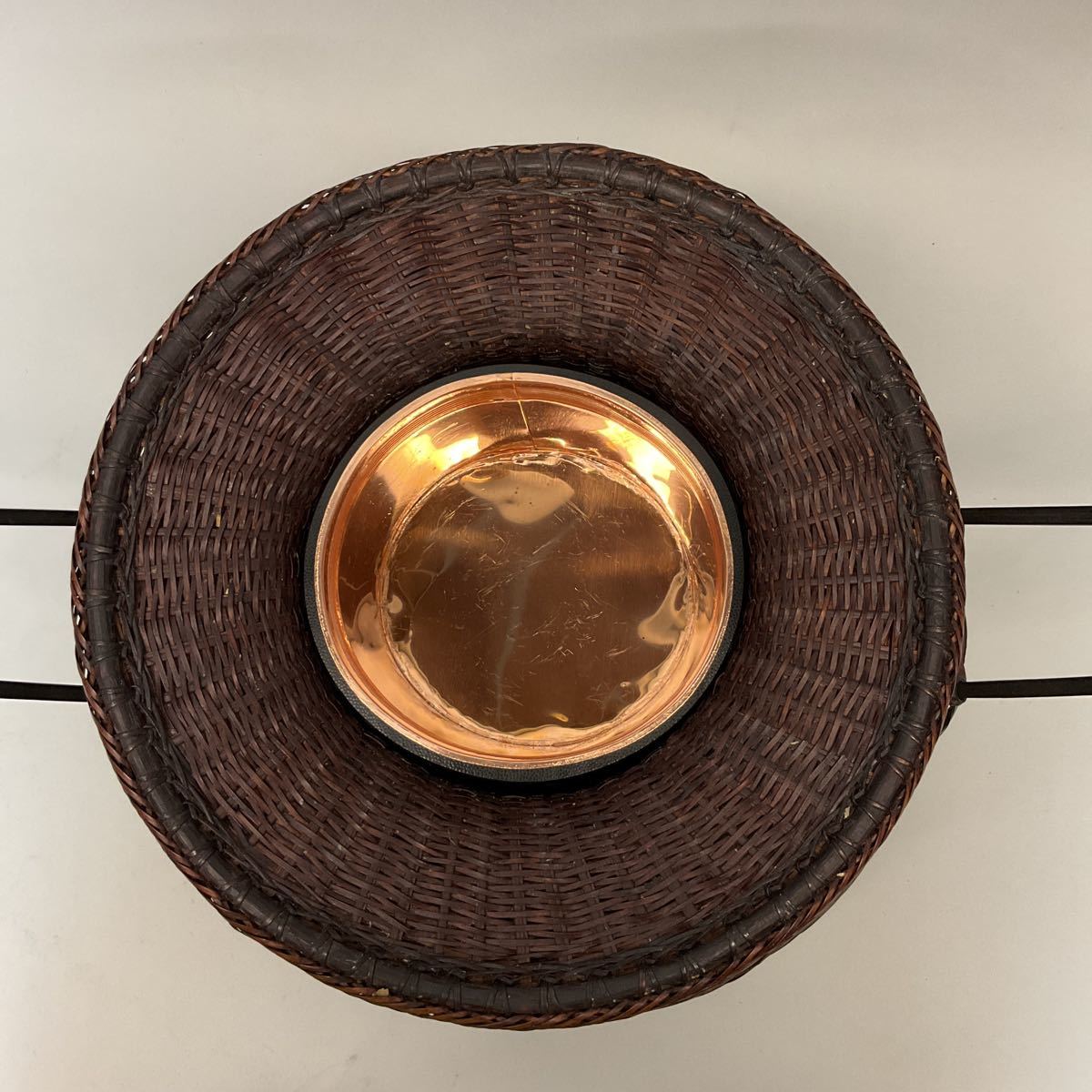 いけばな 池坊 ダルマ牡丹籠 籠花器 工芸品 いけばな 池坊 ダルマ牡丹籠 籠花器 工芸品