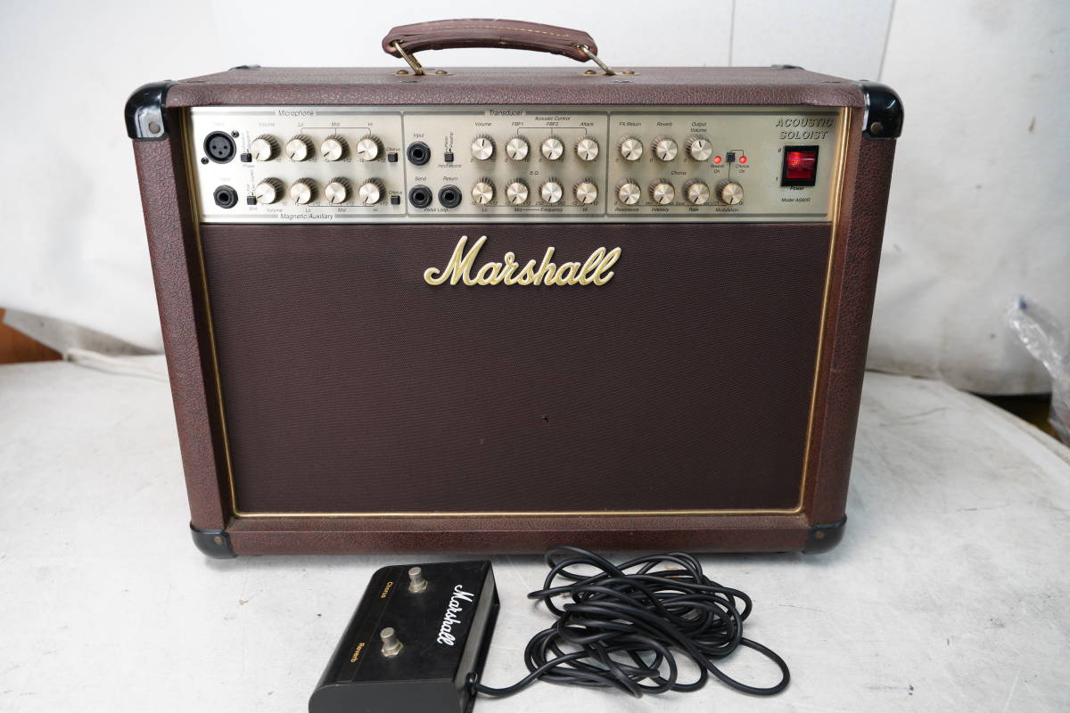 ○Marshall マーシャル ギターアンプ ACOUSTIC SOLOIST AS80R ジャンク ...