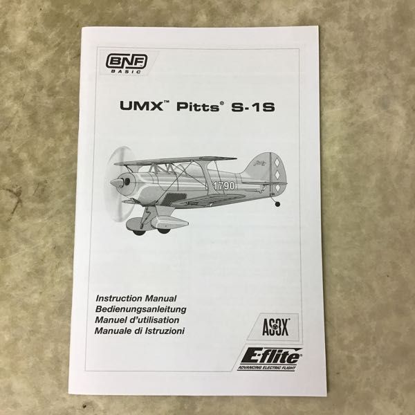 1円～ HORIZON HOBBY RC 飛行機 E-flite UMX PITTS S-1S_画像8