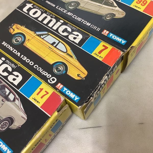 1円~ 黒箱トミカ マツダ ルーチェAPカスタム GR II ホンダ 1300