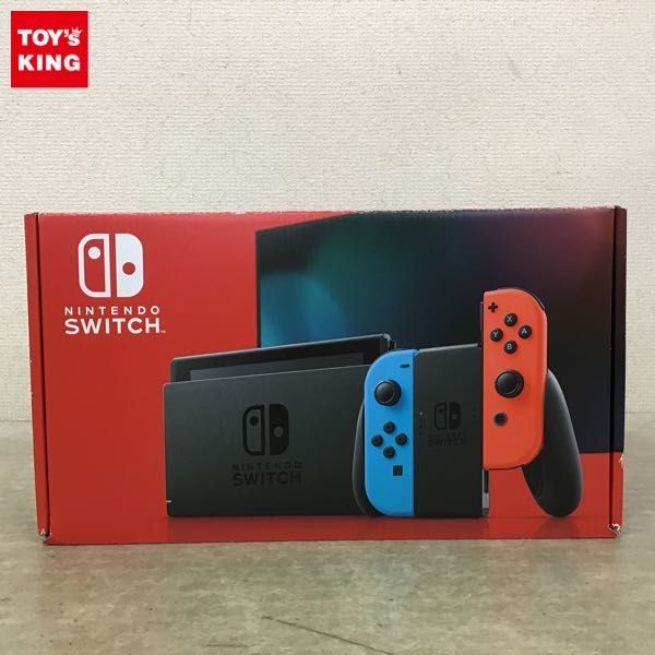 1円～ 動作確認/初期化済 Nintendo Switch HAC-001(-01) 本体 ネオン