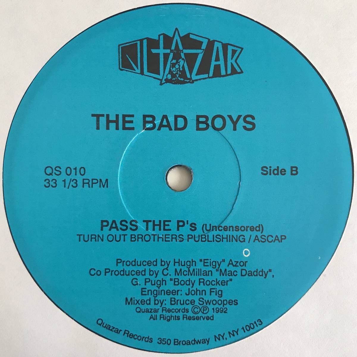 Bad Boys - Pass The P's (Blue)_画像2