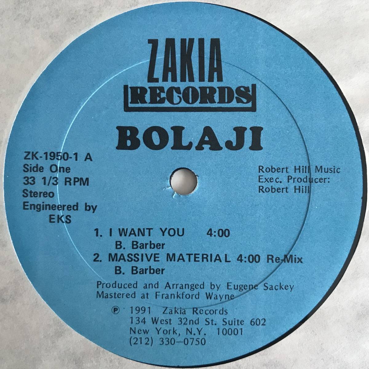 ラップ、ヒップホップ Bolaji - I Want You / Massive Material