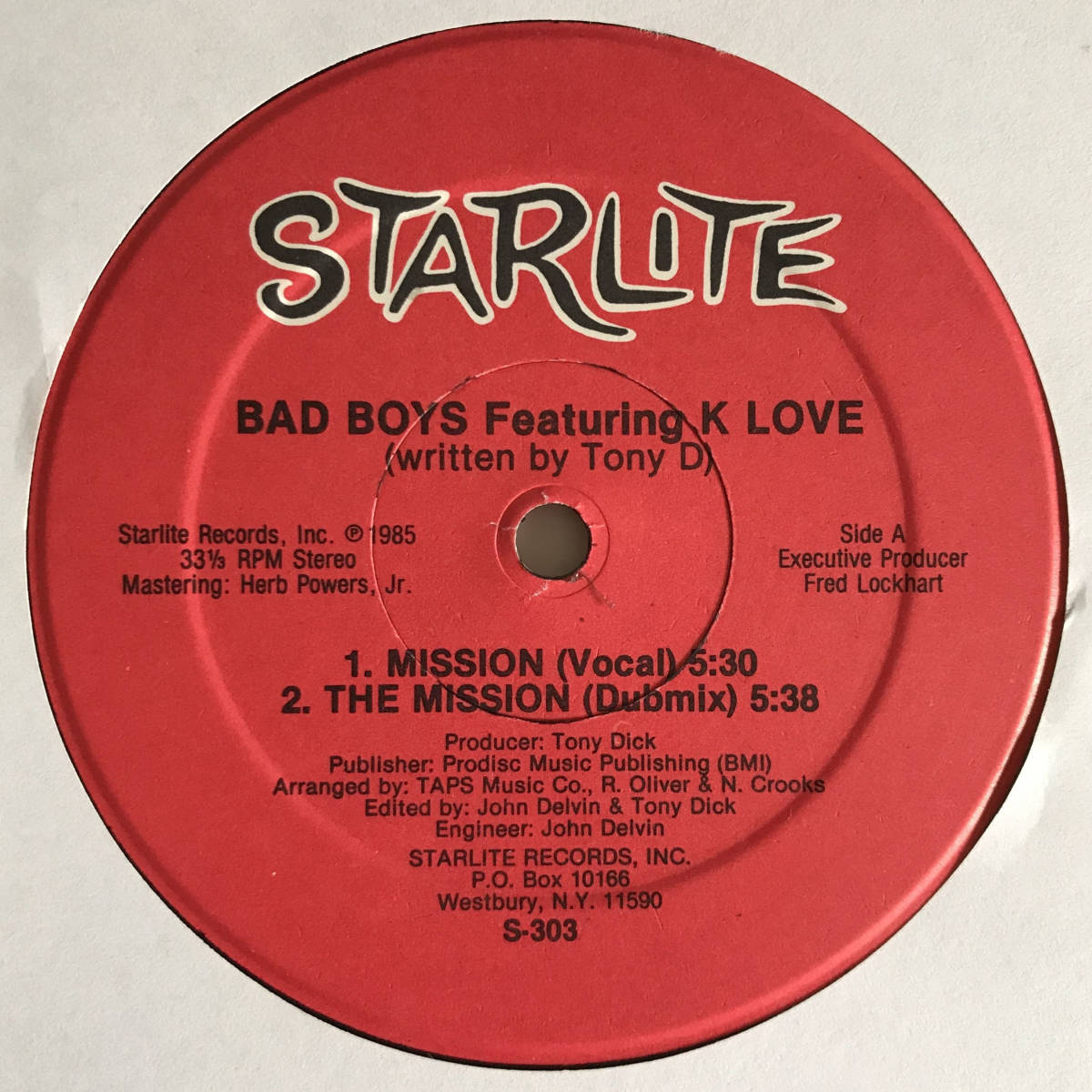 Bad Boys Featuring K Love - Mission / Veronica_画像1