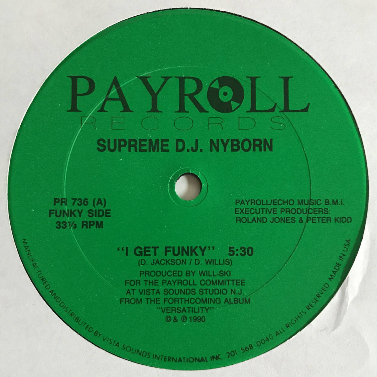 ラップ、ヒップホップ Supreme D.J. Nyborn - I Get Funky / It Gets No Smoother / What If I Was Serious