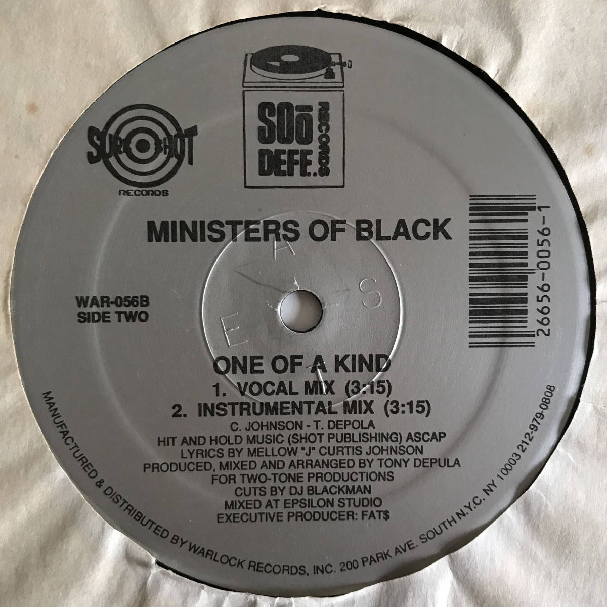 Ministers Of Black - Step Into My Office / One Of A Kind_画像2