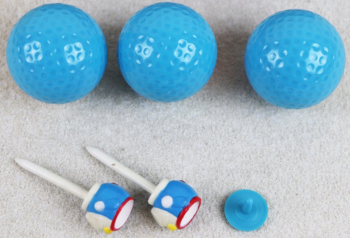 S◇ジャンク品◇ドラえもん ゴルフボール3個 ピン2/マーカー1 S◇ジャンク品◇ドラえもん ゴルフボール3個 ピン2/マーカー1