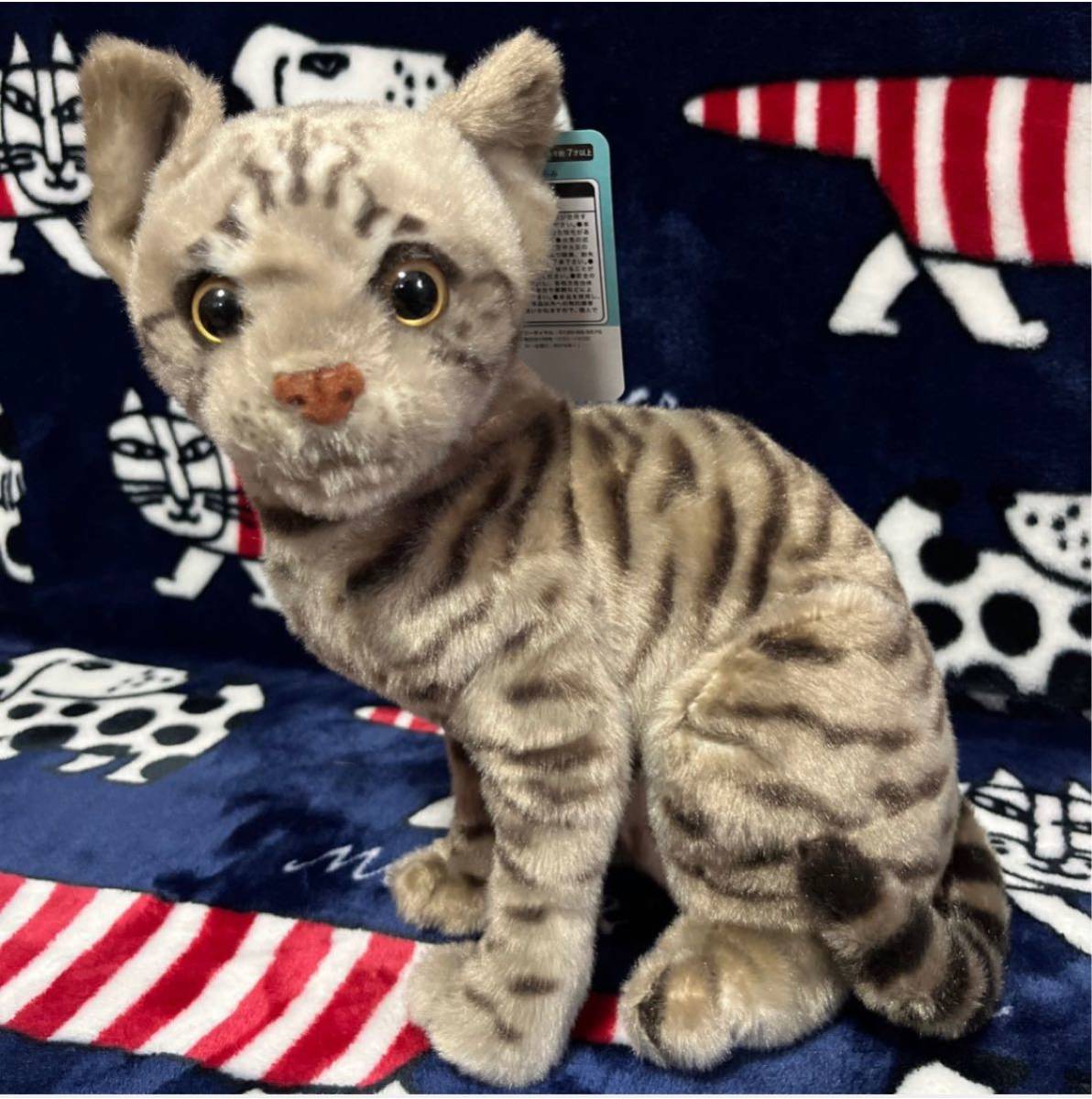 Paypayフリマ リアルアニマル 猫お座りぬいぐるみ 新品タグ付 Paypayフリマ リアルアニマル 猫お座りぬいぐるみ 新品タグ付