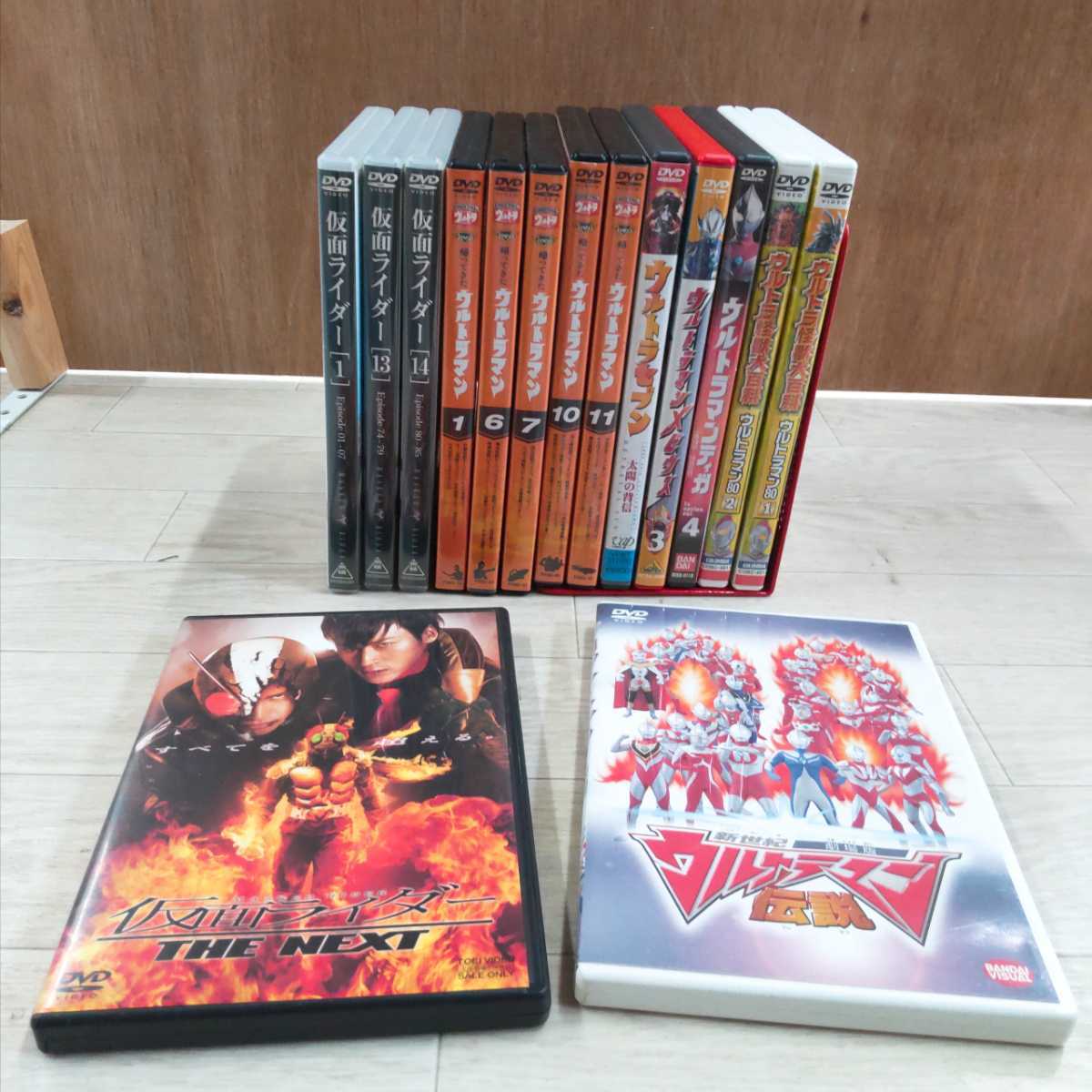 002 ウルトラマン 仮面ライダー dvd 15本セット ウルトラセブン