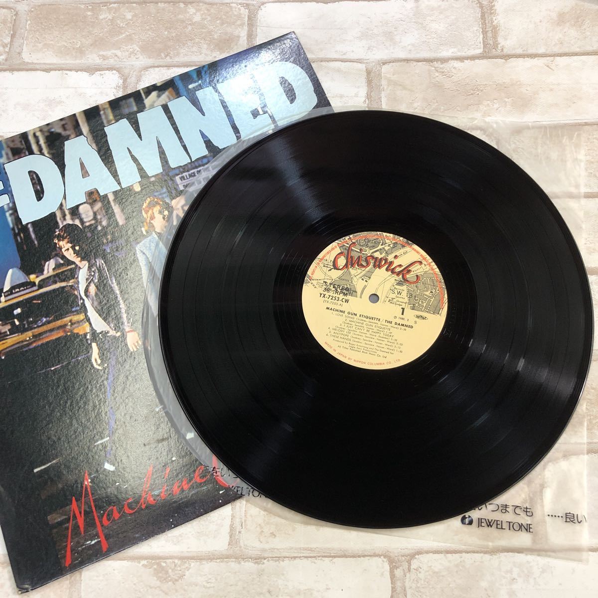 008 【希少】THE DAMNED ダムド レコード 4枚セット 当時物 /MACHINEGUN ETIQUETTE/FINAL DAMNATION/Anything_画像3