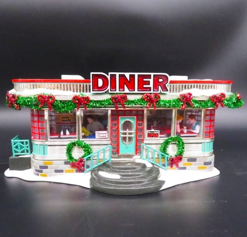 ☆シェリーズダイナー Shelly's Diner ライトアップ ジオラマ☆ 代引き