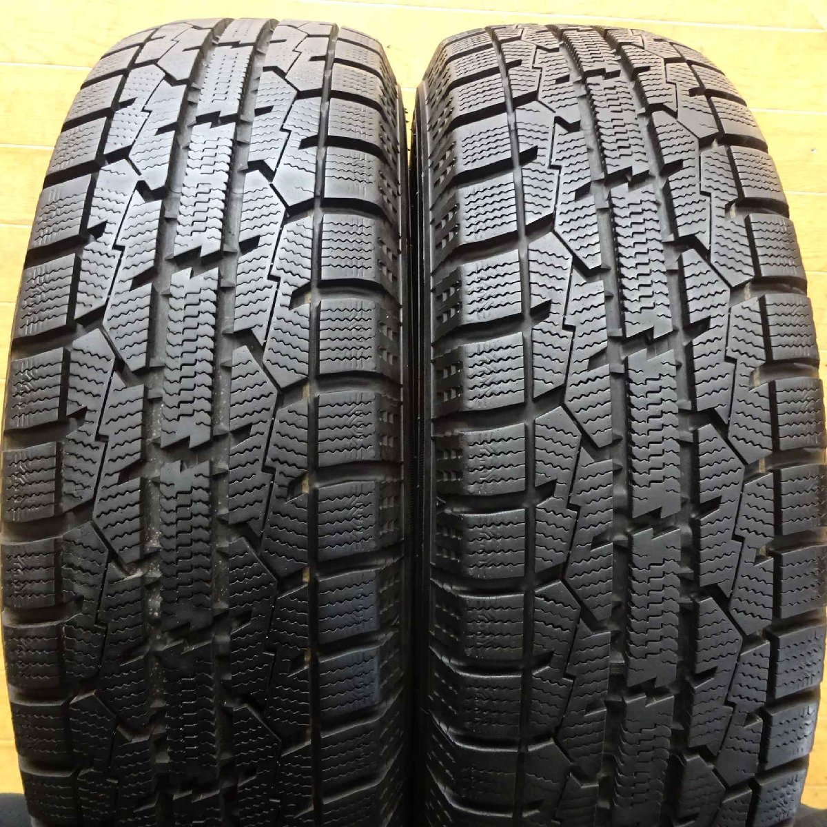 □4本SET!□NO,X5362□会社宛 送料無料□155/70R13 75Q□トーヨー オブザーブ ガリット GIZ□冬 2019年製 ピクシスエボック バモス マーチ_画像4