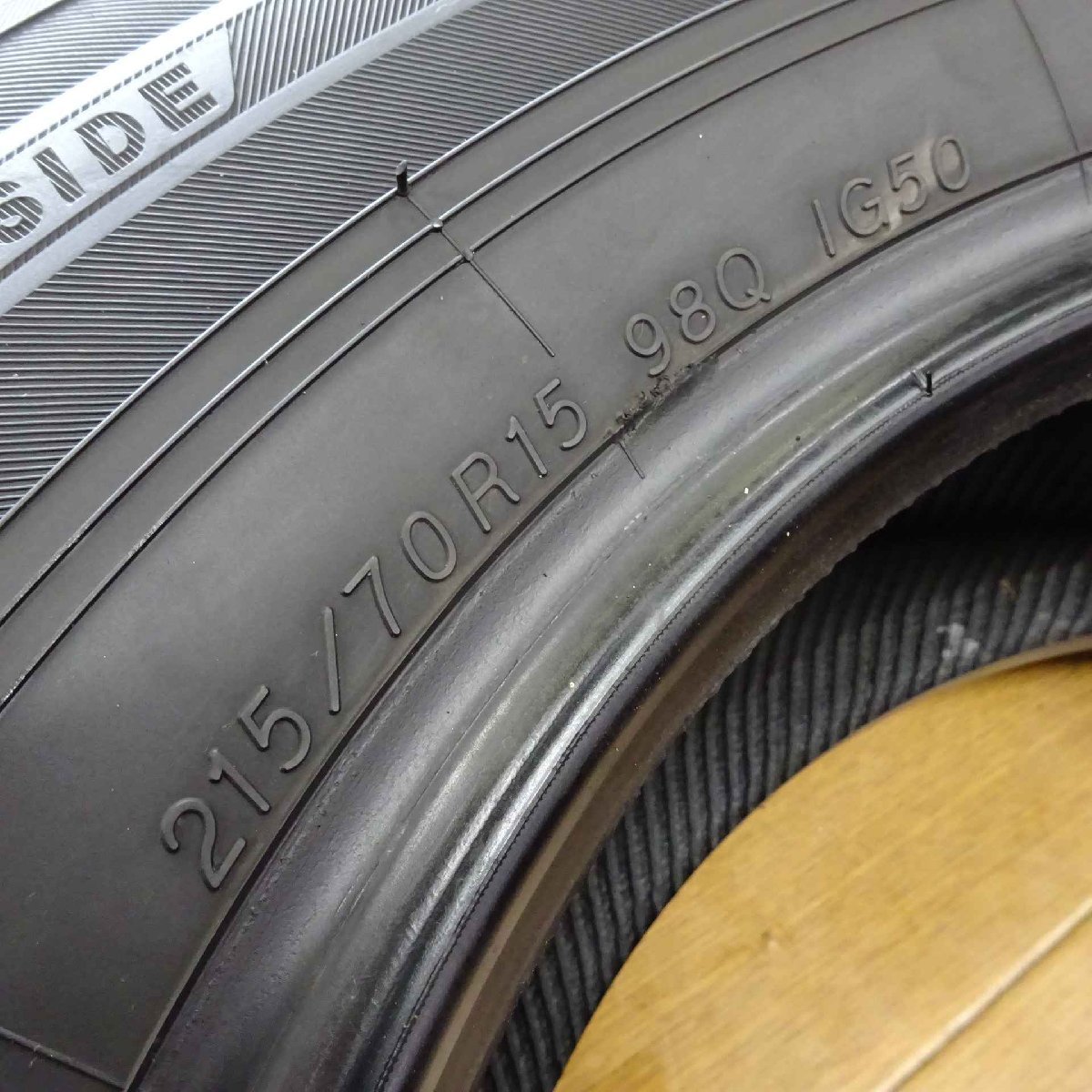 ■4本SET!■NO,B1878■会社宛 送料無料■215/70R15 98Q■ヨコハマ アイスガード IG50+■冬 2019年製 エクストレイル デリカＤ5 クルーガー_画像6