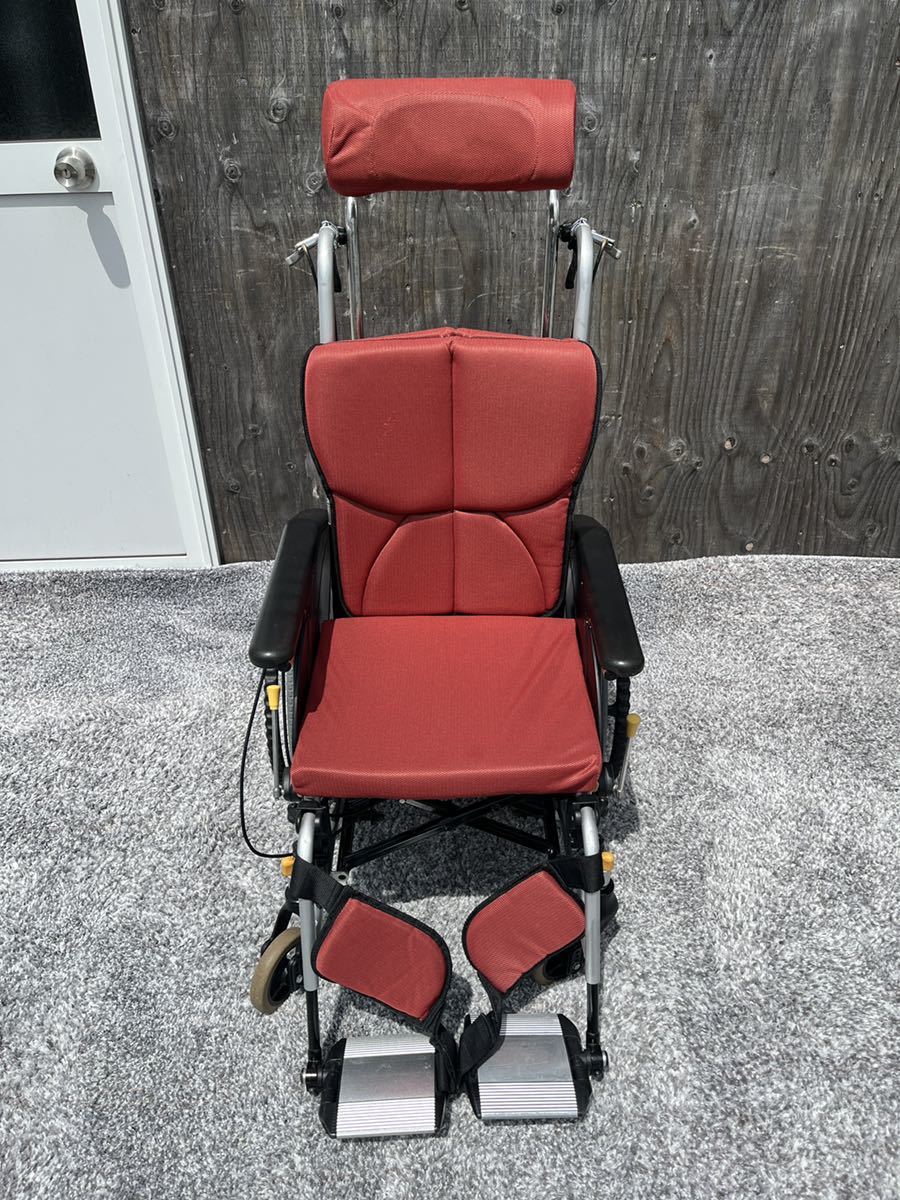奈良発 マツナガ オアシス リクライニング 自走式 車椅子 OS-11TRS