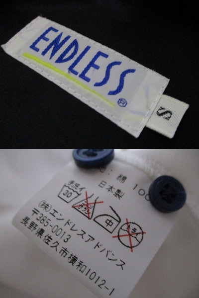  unused ENDLESS Endless advance . Logo pit shirt S size 