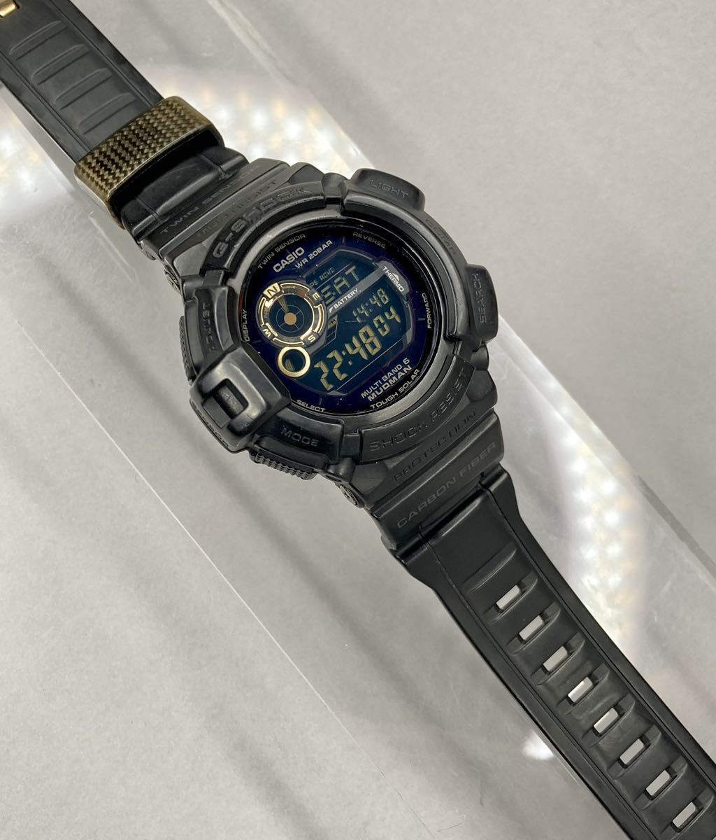 G-SHOCK GW-9300GB-1JF MUDMANマッドマン タフソーラー 電波受信 電波